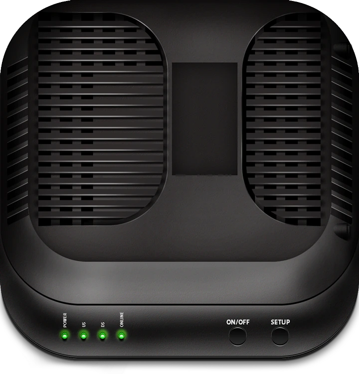 3D realistic Wi-Fi router app icon design for network utility application
